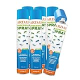 6 x ARDAP Repell Ungezieferspray 750ml - Insektenspray bei akutem Ungezieferbefall - Abwehrend bei Insektenbefall - Insektenspray Wohnung - Schädlingsfrei - Ungeziefer Spray - Wirkt schnell & effektiv