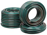 STRÜBER Gartenschlauch 4-lagig (3/4' Zoll – 50 m Länge) BOS Bewässerungsschlauch mit Kreuzgewebe UV-beständig Schlauch PVC flexibler Wasserschlauch