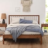 IDIMEX Massivholzbett APOANA Doppelbett 140x200 cm, kastanienfarben - Holzbett mit Kopfteil aus Kiefernholz,140 Bett mit Lattenrost, modern