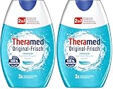 THERAMED 2in1 Original-Frisch, reinigt wie Zahnpasta + erfrischend wie Mundspülung, 75 ml (Packung mit 2)
