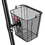 Fahrradkorb Für Kinder,Wetterbeständiger Schnellspanner - Metall Aufbewahrungskorb Fahrradzubehör,Für Mountain Elektro Scooter Radfahren Stadt Pendeln Outdoor Fracht Lebensmittel Kinder Erwachsene