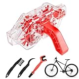 Sauberere Motorradkette, Kettenbürste für Motorräder, tragbare Fahrradkette, ergonomisches Zubehör für nicht verschiebbare Fahrräder, zum Entfetten, Waschen und Polieren