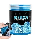 Teksome Tastaturreiniger Gel | Auto Pflege Knetmasse | 200g Nicht Scheuernd Leicht Zu Verwenden Für Armaturen Reifen Lederpflege Verdeck Pflege Windschutzscheibe Täglich