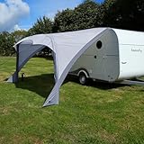 your GEAR Amalfi Air - Caravan Sonnensegel, aufblasbares Vorzelt, UV 50+, perfekt für Wohnwagen Beachy 360/420/450 von Hobby (Gr. 450)