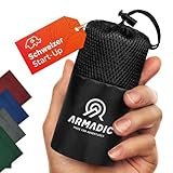 Armadic Hüttenschlafsack aus Mikrofaser (nur 230g) - Ultra leicht, klein und dünn. Reiseschlafsack, Schlafsack Inlett, Inlay I Ideal für Backpacking, Hostels und Berghütten (Oliv Grün)