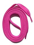 SNORS SCHNÜRSENKEL flach PINK 110cm, reißfest, Made in Germany, universelle Flachsenkel aus Polyester für Sportschuhe Sneaker Turnschuhe und Kinderschuhe - ÖkoTex, 6mm breit