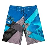 Generisch Badehose Herren Lang Schnelltrocknend Boardshorts Bunt Sommer Badeshorts 3D Druck Atmungsaktiv mit Taschen Swim Short Sporthose Surfing Trainingshose Elastisch Jogginghose