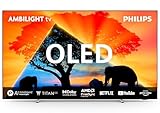 Philips Ambilight 55OLED759 4K OLED Smart TV - 55-Zoll Display mit P5 AI Perfect Picture Ultra HD, Titan OS, Dolby Vision und Dolby Atmos, Funktioniert mit Alexa und Google Sprachassistent