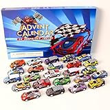 JUCHRZEY Auto Spielzeug Adventskalender 2024 Weihnachts Countdown Kalender for Kinder Weihnachtsgeschenke Partygeschenke for Kinder und Jungen