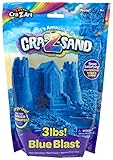 CRA-Z-Sand blauer 1,4 kg Beutel mit erstaunlichem Sand mit Überraschungssandwerkzeug, Formen, Formen und Schneiden, lustiges sensorisches Spielzeug für Kinder ab 4 Jahren