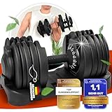 EVERLEVEN Patentierte Verstellbare Hanteln | 24kg Verstellbare Hanteln Einstellbare Platzsparende Hantel Verstellbar [FIX LOCK] Gewichte für Homegym Krafttraining Hanteln set einstellbar Dumbbell