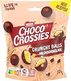 Nestlé CHOCO CROSSIES Crunchy Balls Vollmilch, Knusper-Kugeln aus krossen Weizencerealien, umhüllt mit zartschmelzender Vollmilchschokolade, 14er Pack (14 x 200g)