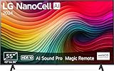 LG 55NANO81T6A TV 55' (139 cm) NanoCell Fernseher (α5 Gen7 4K AI-Prozessor, webOS 24, HDR10, bis zu 60Hz) [Modelljahr 2024]