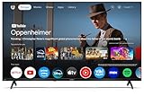 SHARP 40HF3365E – Google TV, 40' FHD, Rahmenlos, 60 Hz, QLED, Google Assistant mit Mikrofon, Chromecast, Bluetooth, 2x8 W Sound, 3X HDMI, 2X USB, Farbe: Schwarz