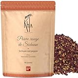 Khla - Szechuan Pfeffer Rot 100 g - Roter Sichuan Pfefferkörner Ganz - Sichuan-Beeren - Asiatisches Gewürz Timut-Pfeffer Chili Sichuanese - Begrenzte Produktion - Herkunft China