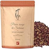 Khla - Roter Szechuan Pfeffer 100g - Sichuan Pfefferkörner Ganz - Sichuan-Beeren - Asiatisches Gewürz Timut-Pfeffer Chili Sichuanese - Begrenzte Produktion - Herkunft China