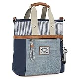 SKPAT - Taschen Rucksack für Damen, lässiger Damen-Rucksack, Kleiner Damen-Rucksack, Diebstahlschutz, Damen-Rucksack, 314499, blau, Leicht,Robust