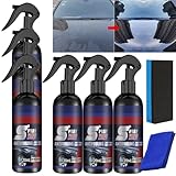 Flexibles Autokratzerentfernungsspray, multifunktionales Beschichtungserneuerungsmittelspray, Keramikwachs-Autobeschichtungsspray, Auto-Schnellbeschichtungsspray, Autokratzerreparaturspray (6PCS)