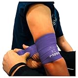 Flossband, einzeln, Standardbreite 5cm, in 4 verschiedene Stärken - Level 3 - pflaume - stark - 1,6 mm