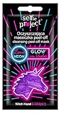 Selfie Project Cleansing Neon Peel-Off Mask #GlowInViolet, 10 ml