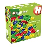 Hubelino GmbH 420473 55-Teiliges Bahnelemente Set Kugelbahn