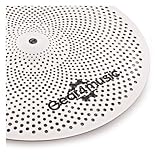Gear4music Niedriges Volumen Hi-Hat Becken, 14', Contemporary Nickel