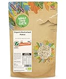 Wholefood Earth Bio-Buchweizenflocken 3 kg | Roh | GVO-frei | Vegan | Ballaststoffquelle | Zertifiziert biologisch