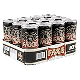 FAXE 10% - 10% Starkbier (12x1L) - Extra starkes Lagerbier mit 10% vol. Dänisches Bier mit kraftvollem Charakter. Vollmundiges Dosenbier, ideal für Grillabende, Festivals & Partys