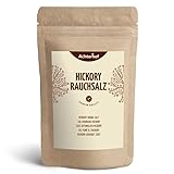 Hickory Rauchsalz 500g | mit exquisitem Raucharoma | American Barbecue Salz | ideal für Saucen, Marinaden, oder für die Zubereitung von Braten oder Grillfleisch | vom Achterhof