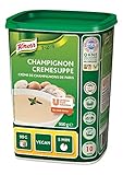 Knorr Champignon Cremesuppe Trockenmischung (cremiger, runder Champignongeschmack) 1er Pack (1 x 900 g)