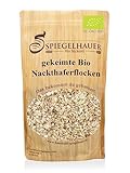 Bäckerei Spiegelhauer Demeter gekeimte Nackthaferflocken 1 kg schonend getrocknet unter 42° C I gekeimte Haferflocken Bio glutenarm 1kg I gekeimter Hafer Bio