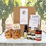 Italo Box „Toni“ – Italienische Geschenkbox mit Premium Feinkost | Olivenöl, Trüffelcreme, Gemüse-Ragù, Pilzcreme, Pasta & Taralli | Geschenkset für Feinschmecker & Italien-Liebhaber