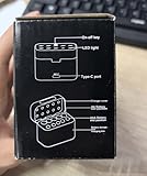 Akku Ladegerät,Batterieladegerät 10-Fach AA/AAA nur Wiederaufladbare 1,5-V-AA/AAA-Li-Ionen-Akkus,Batterie Ladegerät mit Überladeschutz, Sicherheits-Timer Sodass Sie Ihre