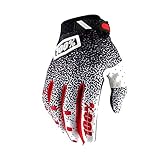 sigaer Atmungsaktive motorradhandschuhe Touchscreen vollfinger wasserdicht Winddicht Outdoor Motorrad Handschuhe für Mountain Moto Racing Weiß-L