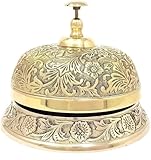 Nautische Schiffsglocke, 20,3 cm, verchromt, Wandhalterung mit geflochtenem Zugseil