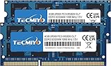 TECMIYO 8GB Kit(2X4GB) DDR3 RAM PC3-8500S 1066MHz/1067MHz Sodimm 2RX8 Arbeitsspeicher DDR3 RAM 204 Pin 1,5V CL7 Nicht-ECC ungepuffertes Laptop-RAM-Speichermodul für Intel AMD-und Mac-System