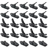 Zelt Clips Set Kleine Clamp Plane Planenhalter Planen-Klemmen, 25 Stück Winddichte Markisen Camping Vorzelt Clips Kunststoff Krokodilklemme für Outdoor