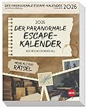 Stefan Heine Der paranormale Escape-Kalender 2026: Woche für Woche kniffliger Exit-Spaß zu einer mysteriösen Geschichte. Spannende Knobel-Aufgaben in ... für Erwachsene (Tagesabreißkalender Heye)