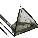 Karpfenkescher Kescherset mit 42' Kescherkopf und 2m Travel Kescherstange