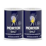 Morton Normales Salz, Allzweck-Salz, nicht jodiertes Salz, ideal zum Kochen und für den Tisch, 740 ml, 2 Stück