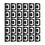 Ausi 30 Stück Zeltstangenhaken, Himmelhaken, Kunststofföffnung 4,8 mm, Schiebebreite 18 mm, für Outdoor-Camping-Markisen, Hängeleuchten