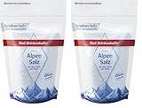 Bad Reichenhaller Grobes Alpensalz, 500 g (Packung mit 2)