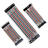 120pin Jumper Wire 40x 10cm、40x 20cm, Male to Female，Male to Male, Female to Female Jumper Wires Breadboard, Kabel Steckbrücken 28AWG Drahtbrücken für M2M/F2M/F2F Arduino