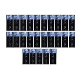 KÜSSNER 25 Stück Gitterleinen Schleif-Papier, Schleifgitter: Länge 28cm, Breite 11,5cm, Korn 120, Gitterleinen für Handschleifer, Schleifmittel für Trocken-Schliff, schwarz, A1010-141112