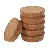 SEWACC 6 Stück Teiliges Glasflaschen Dichter Ersatzkorken für Pflanzengefäße und Terrarien Robustes Korkmaterial wasserdichte Hydroponik vasenverschlüsse Dekorative Glasbehälter zubehör
