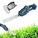 Akku Grasschere Strauchschere Set Kompatibel Mit Makita 18V, Bekasa 2-IN-1 Grasschere und Heckenschere, Handliche Rasenschere, 2500 U/min KabelloserStrauchtrimmer für Büsche,Gras (ohne Akku)