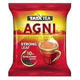 Tata Tea Agni Starker Chai mit 10 % extra starken Blättern, schwarzer Tee, 250 g