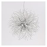 Kronleuchter Moderne Kristall-LED-Kronleuchter für Wohnzimmer, Esszimmer, Schlafzimmer, Küche, Arbeitszimmer, Deckenlampe (emittierende Farbe: wechselbarer Lampenschirmfarbe: Chrom-Finish)