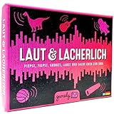 Laut & Lächerlich: Das urkomische Partyspiel der lächerlichen Laute, in Taschengröße | Das familienfreundliche Kartenspiel, das die ganze Familie zum Lachen bringt. (Deutsche Version)