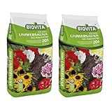 Blumenerde Universalerde Erde Pflanzerde Blumen 2 Säcke Universal-Blumenerde 40L